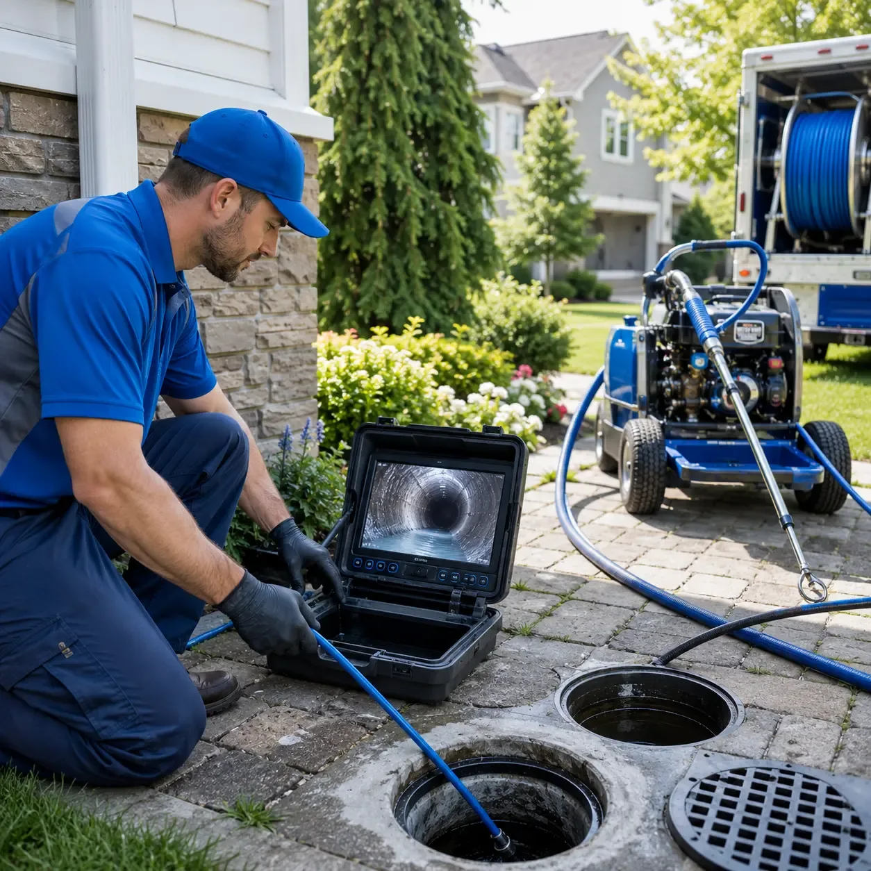 Outdoor drain cleaning professionals serving Saybrook, IL